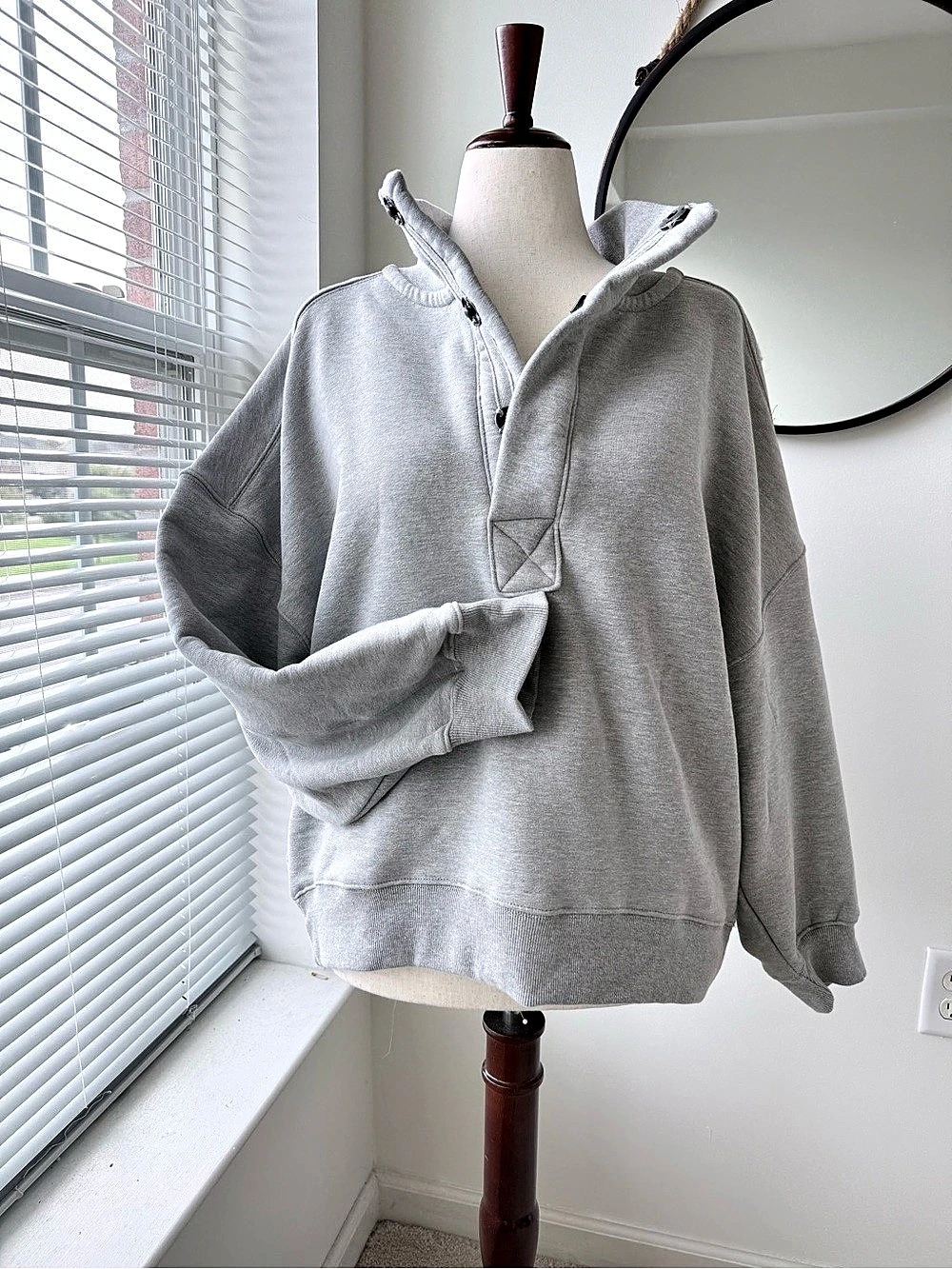 Free People We The Free Timeless Pullover Gray XL